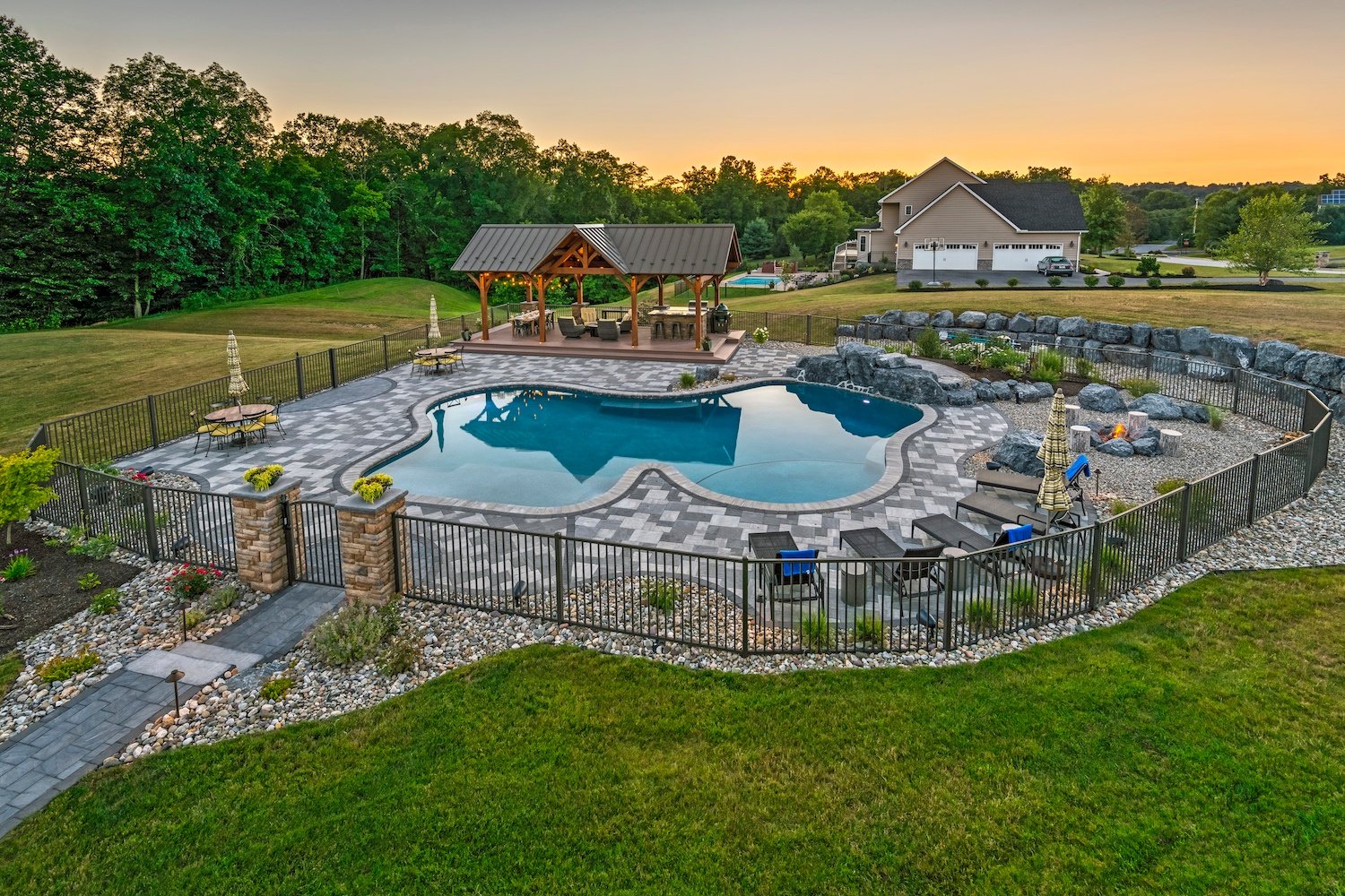 Harrisburg, PA Pool & Landscape Design Case Study: Creating a Family-Friendly Backyard